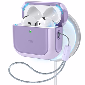ESR Orbit Halolock MagSafe ümbris jaoks Apple AirPods 4 - lilla