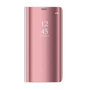 Smart Clear View ümbris jaoks Samsung Galaxy S23 FE roosa