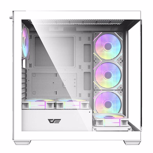 Computer ümbris  Darkflash DS900 (valge) + 7 ARGB Fans