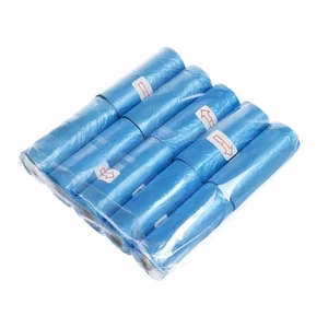 Plastkotid koera väljaheidetele, 10 rulli, sinised