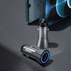 Car charger Dudao R4Max 55W USB-C/USB-A grey