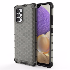 Samsung Galaxy A03s (166.5) musta Honeycomb korpus soomustatud kate geelraamiga Samsung Galaxy A03s (166.5)