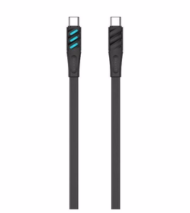 Havit CB6254 - USB Type C USB Type C laadimiskaabel, 1 m (must)