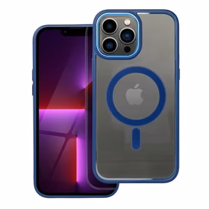 COLOR EDGE MAG COVER Ümbris compatible with MagSafe jaoks IPHONE 13 Pro Max tumesinine