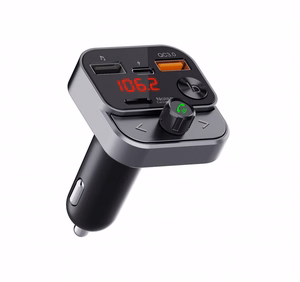 ART FM-transmitter bluetooth 5.0 + USB A QC3.0 + Typ C (kokku 30W) FM-84B must