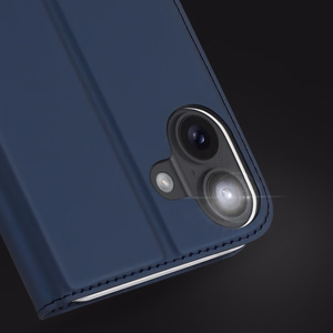 DUX DUCIS wallet ümbris SKIN PRO jaoks IPHONE 16 sinine