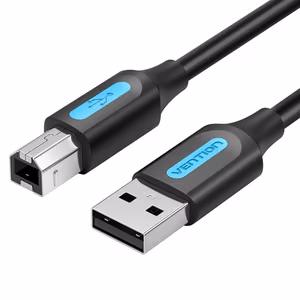 Vention USB 2.0 A isane–B isane kaabel 3 m, must, PVC