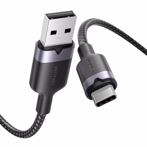 USB 2.0 A to USB-C 3A kaabel Vention CTNBF 1 M (must)