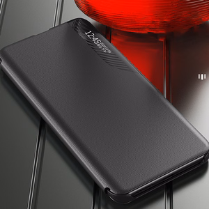 Eco Leather View Ümbris cover jaoks Samsung Galaxy A24 4G with flip stand sinine