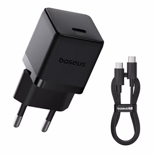 Laadija Baseus Palm 20W USB-C + USB-C to USB-C kaabel 1.0m must TZCCSUP-L01