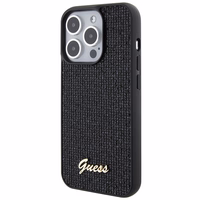 Guess Disco Metal Script ümbris jaoks iPhone 15 Pro - must