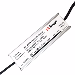 HiSmart NPF-320-24 veekindel LED-toiteplokk, 24 V / 13,3 A (319,2 W), IP67