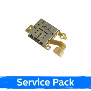 Flex kaabel ühilduv Samsung T976 / T970 Tab S7 Plus SIM-kaardi lugeja / Plata (Service Pack)