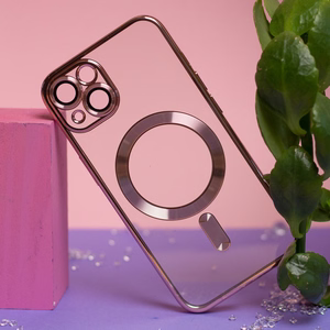Color Chrome Mag Чехол для Samsung Galaxy A17 4G A17 5G розовое золото