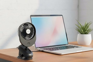 Esperanza EHF103K – kompaktne USB-lauaventilaator, must