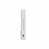 Powerbank Wozinsky WLWP-10KA0Y3WS 22.5W PD Qi2 10000 mAh, statiiviga, 1x USB-A, 1x USB-C - valge