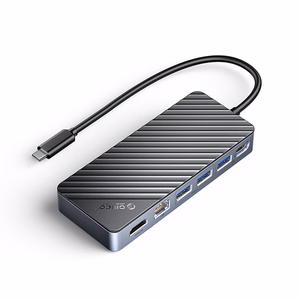 Orico OM28PR-G2 USB-C Docking Station with M.2 Drive Slot + 1 x USB-A 3.2 + 1x USB-C 3.2 + 2x USB-A 2.0 + 1x HDMI + 1x Ethernet - Must