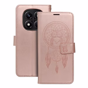 MEZZO Book ümbris jaoks XIAOMI Redmi Note 14 PRO 4G dreamcatcher rose kuldne