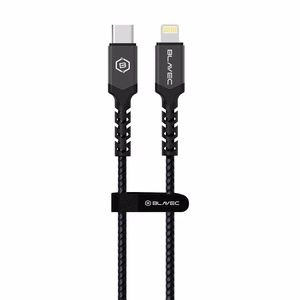 Blavec Kaabel Raptor braided - Type C to Lightning - PD 20W 2,4A 2 metres Apple CarPlay (CRA-CL24BG20) must-hall