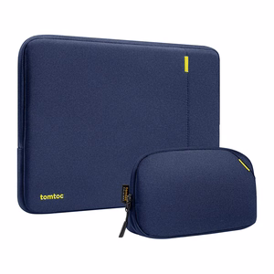 Набор TOMTOC Defender-A13: чехол для ноутбука + сумка 14" (темно-синий)