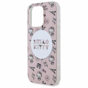 Hello Kitty IML All Over Paris Magsafe Ümbris jaoks iPhone 16 Pro Max - Roosa