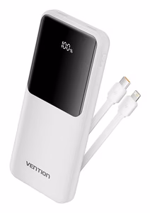 Akupank USB 10000mAh 22.5W valge Vention