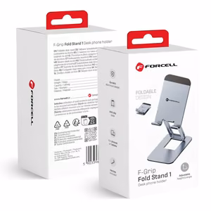Desk hoidja jaoks phone / tablet foldable Forcell F-Grip Fold Alus 1 hall