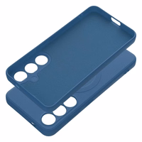 SILICONE MAG ÜMBRIS compatible with MagSafe jaoks SAMSUNG S24 sinine
