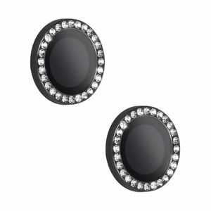 Закалённое стекло Hard Diamond для камеры (LENS) для iPhone 17 чёрный (объектив 2 шт.)