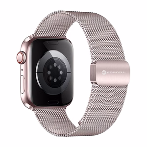 Strap to Apple Watch Forcell F-Design FA14 magnetic steel 42 / 44 / 45 / 49 mm pink