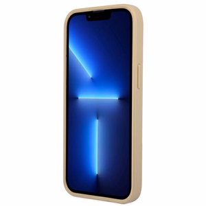 Guess GUHCP13LPSATLE iPhone 13 Pro / 13 6.1" beež/beež kõvakott SaffianoTriangle Logo