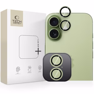 Tech-Protect Camring Fit+ Camera Cover jaoks iPhone 17 - roheline