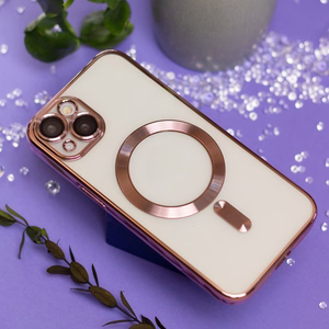 Color Chrome Mag Чехол для Samsung Galaxy A17 4G A17 5G розовое золото