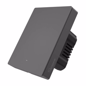 Nutikas WiFi seina lüliti SONOFF M5-1C-80 (1-channel, jaoks raam, graphite)