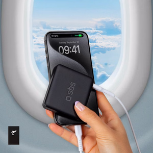 Powerbank SBS NanoTube 5000 mAh High-Density - black