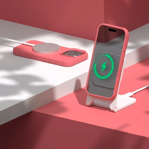 Etteri Silicone ümbris jaoks iPhone 15 Pro Max 6,7" raspberry