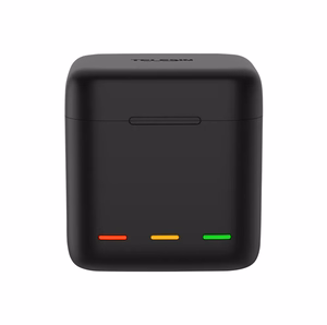 3-slot laadija box Telesin  jaoks GoPro Hero 12 / Hero 11 / Hero 10 / Hero 9