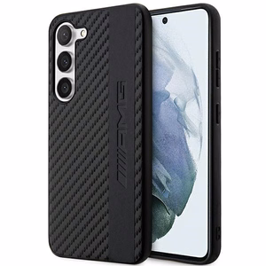 AMG AMHCS23MBLSCA S23+ S916 чёрный/чёрный жёсткий чехол Carbon Stripe & Embossed