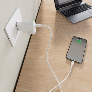 Puro PROLITE 30W USB-A / USB-C wall laadija + USB-C - USB-C kaabel 1.2m - valge