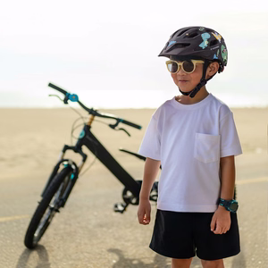 Wozinsky MTB Children's Bike Helmet with Removable Visor S - Black