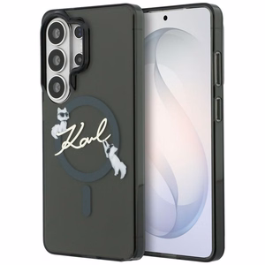 Karl Lagerfeld чехол IML KC Script MagSafe для Samsung Galaxy S26 Ultra чёрный