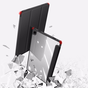 Dux Ducis Toby soomustatud klappkott Samsung Galaxy Tab A11 Plus/A9 Plus jaoks - must