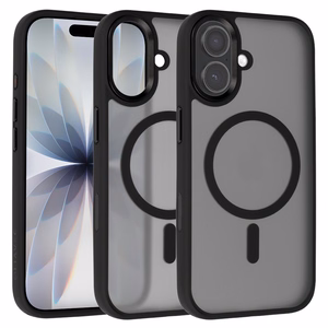 Liavec Cloudy ümbris metallist kaamera raamiga Iphone 17 jaoks must (kaamera juhtnupp)