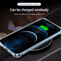 TEL PROTECT MagSilicone Ümbris jaoks Iphone 12 Pro Läbipaistev