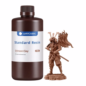 ANYCUBIC Standard Resin standardvaik, karmiinpunase savi värvi