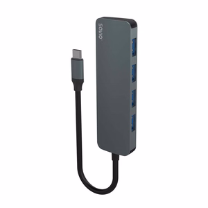 SAVIO USB-C jaotur - 4 x USB-A, AK-54