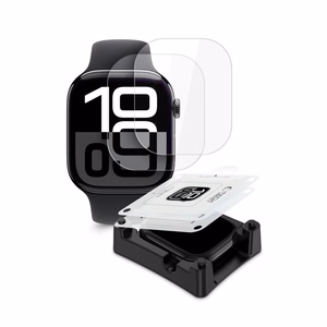 Tech-Protect Supreme Hydrogel Kile Set 2-pack jaoks Apple Watch 10 42 mm - läbipaistev