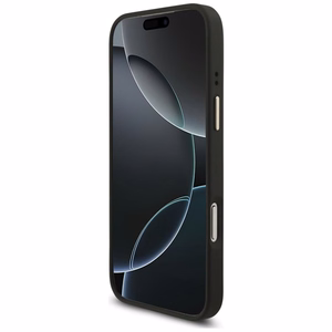 Guess 4G Triangle Logo MagSafe Ümbris jaoks iPhone 17 Pro Max - Must and Kuldne