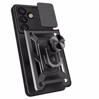 Hybrid Armor Camshield Ümbris with Stand and Camera Cover jaoks OnePlus Nord 4 5G - Must
