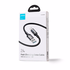 Joyroom Extraordinary Series A10 USB-A / Lightning 2.4A Cable 1.2 m - Black